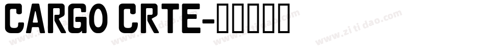 cargo crTE字体转换